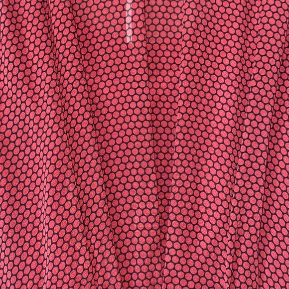 THEORY Draped Dot-Print Chiffon Dress - Picture 4 of 5